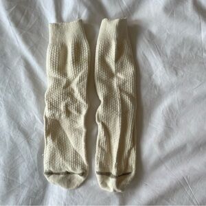 J. Crew Cream Ribbed Men's Socks
